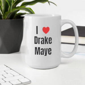 I Love Drake Maye Mug2