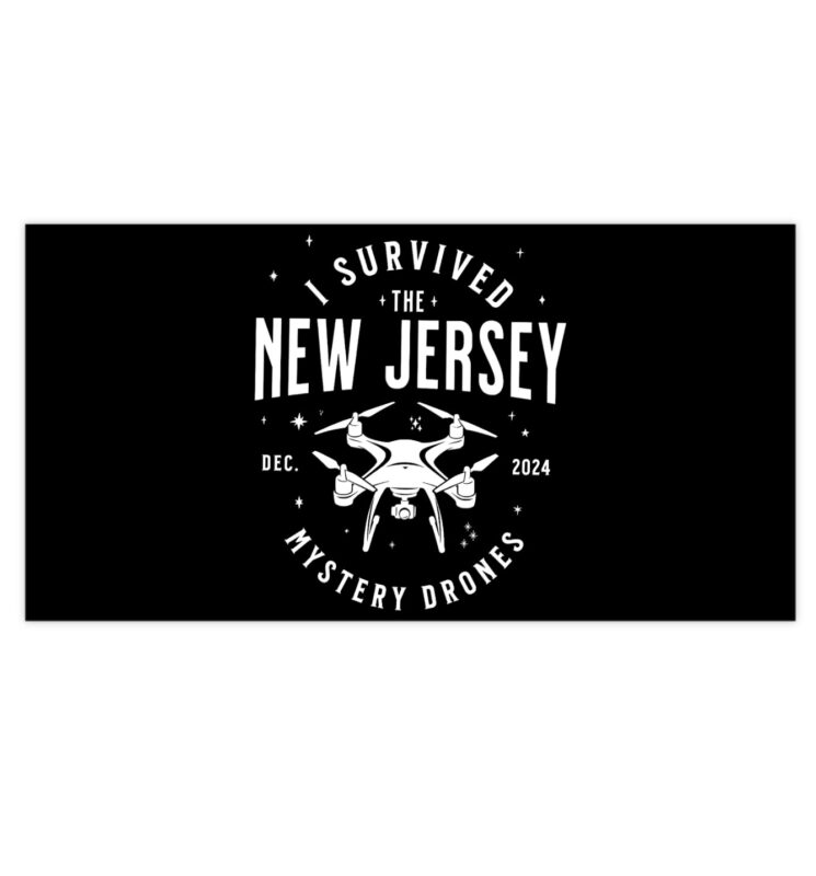 I Survived the New Jersey NJ Mystery Drones UFO UAP Bumper Stickers