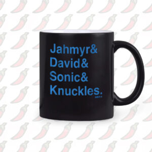 Jahymr Gibbs & David Montgomery, Sonic & Knuckles Ampersand Mug1