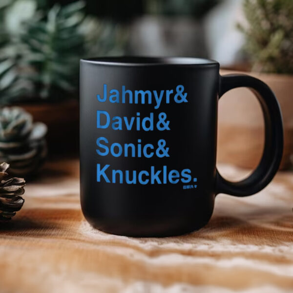 Jahymr Gibbs & David Montgomery, Sonic & Knuckles Ampersand Mug2