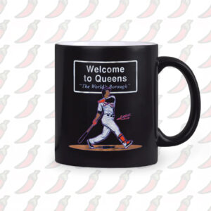 Juan Soto Welcome To Queens Sign Mug1