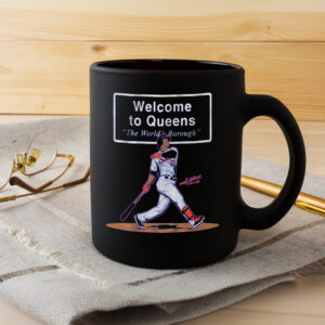 Juan Soto Welcome To Queens Sign Mug3