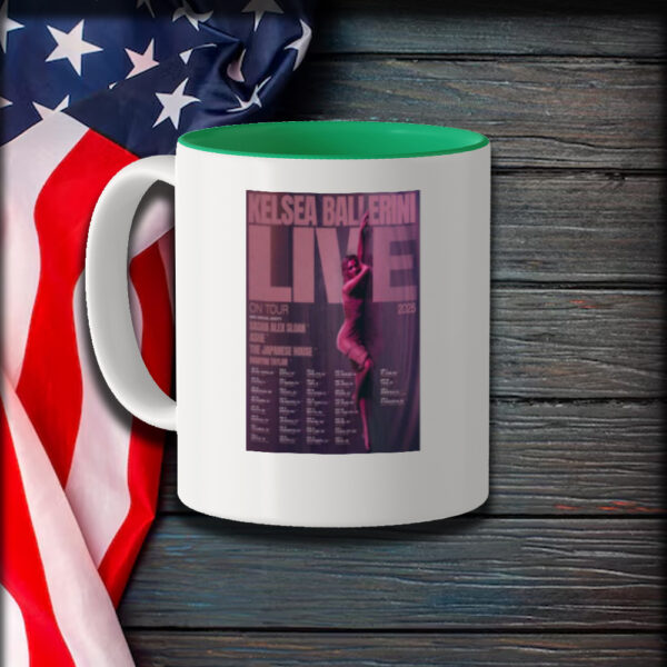 Kelsea Ballerini Live On Tour 2025 Poster Mug1