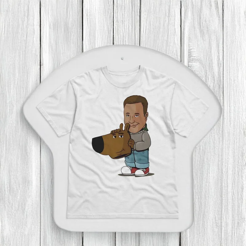 Chill Out with Kevin James: The Ultimate Dog Meme Shirt 6 Kevin James Chill Guy Dog Meme Shirt