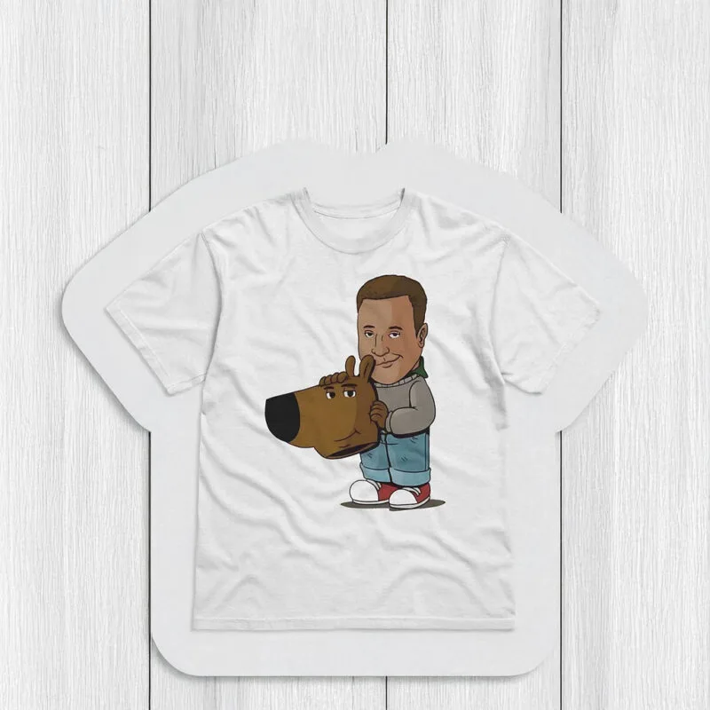 Chill Out with Kevin James: The Ultimate Dog Meme Shirt 8 Kevin James Chill Guy Dog Meme Shirt