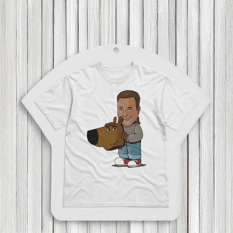 Chill Out with Kevin James: The Ultimate Dog Meme Shirt 7 Kevin James Chill Guy Dog Meme Shirt