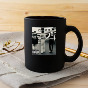 Limted Luigi Mangione Helicopter Pad With Police Album Cover Mug