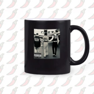 Limted Luigi Mangione Helicopter Pad With Police Album Cover Mug2