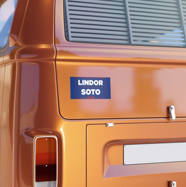 Lindor Soto ’25 Campaign Bumper Stickers