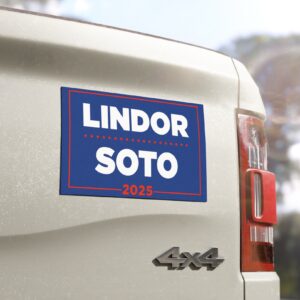 Lindor Soto ’25 Campaign Car Magnets