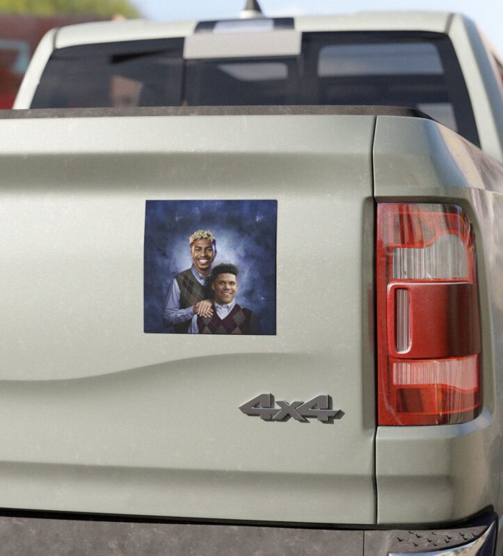 Lindor and Soto Stepbrothers Car Magnets