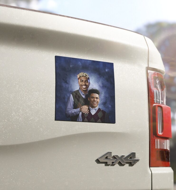 Lindor and Soto Stepbrothers Car Magnets