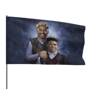 Lindor and Soto Stepbrothers Flags