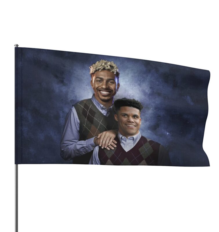 Lindor and Soto Stepbrothers Flags