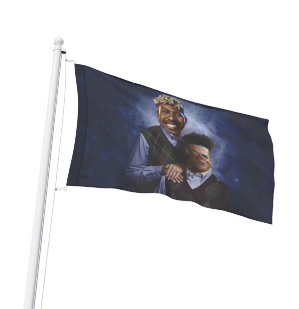 Lindor and Soto Stepbrothers Flags