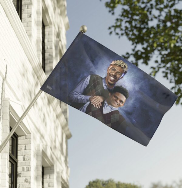 Lindor and Soto Stepbrothers Flags