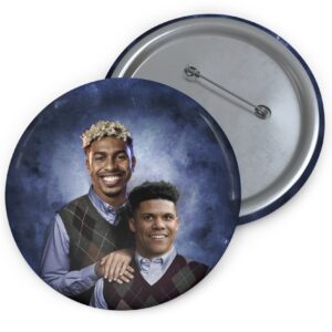 Lindor and Soto Stepbrothers Pin Buttons