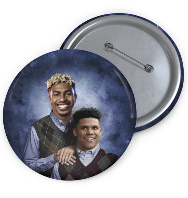 Lindor and Soto Stepbrothers Pin Buttons