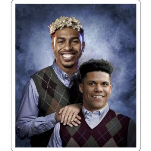 Lindor and Soto Stepbrothers Stickers