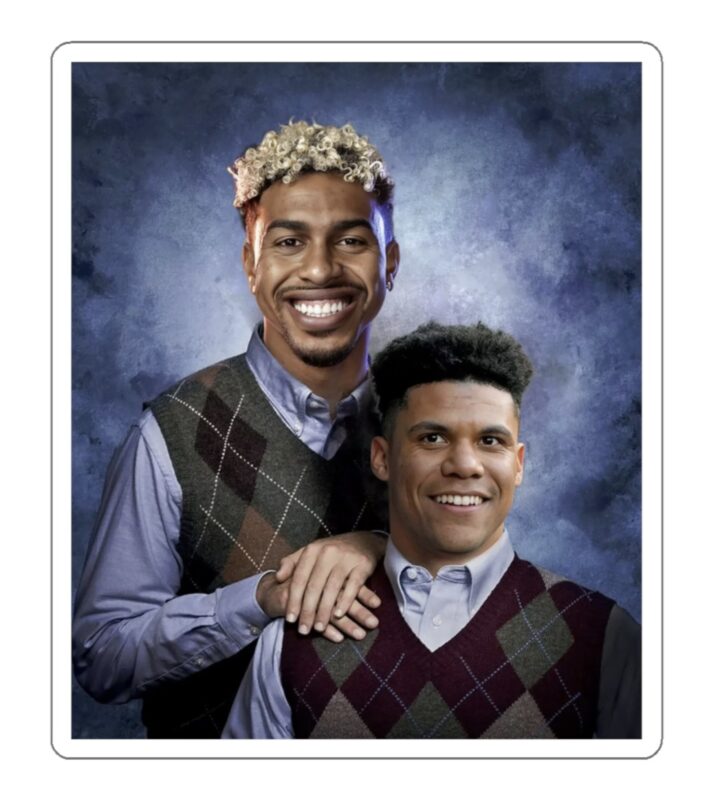 Lindor and Soto Stepbrothers Stickers