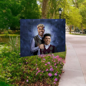 Lindor and Soto Stepbrothers Yard Sign