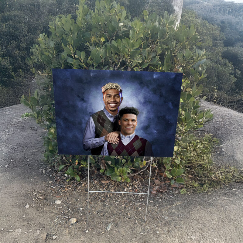 Lindor and Soto Stepbrothers Yard Sign