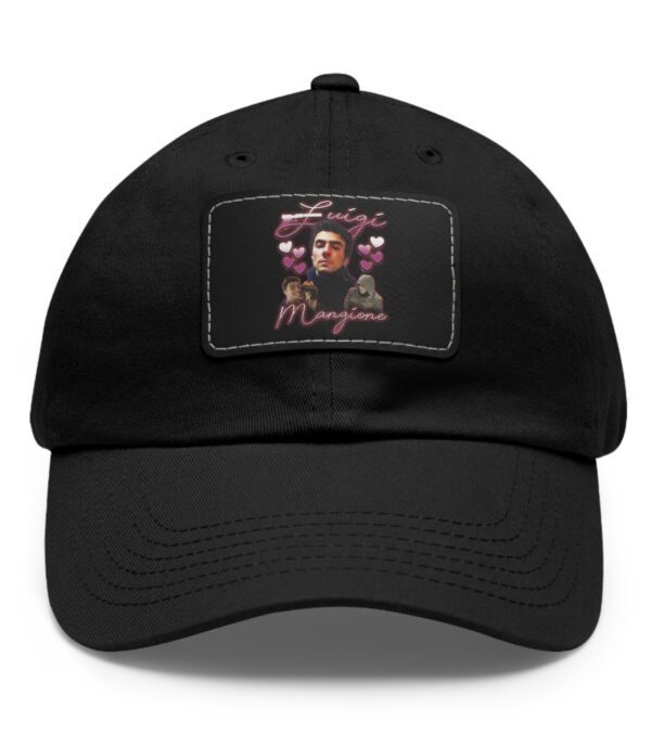 Luigi Mangione Dad Hat with Leather Patch