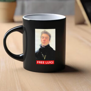 Luigi Mangione Free Luigi Mugshot Photo Face Mug