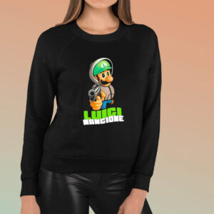 Luigi Mangione Gun Free Mario T-shirt