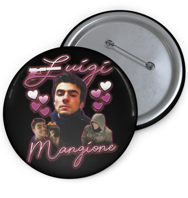 Luigi Mangione Pin Buttons