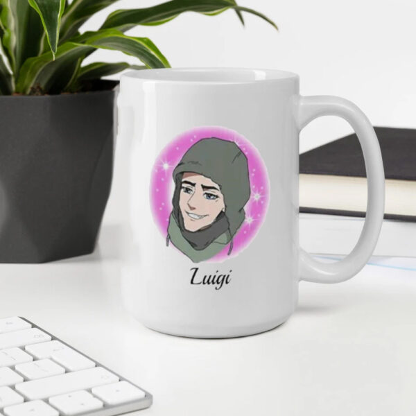 Luigi Mangione Shooter Anime Mug2
