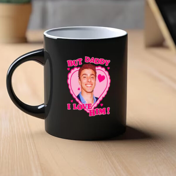 Luigi Mangione but daddy I love him pink Mug1