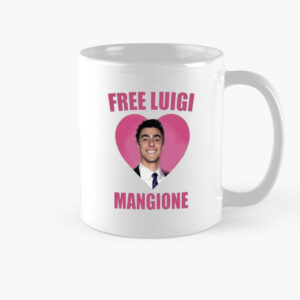 Luigi Mangione heart 2024 Mug