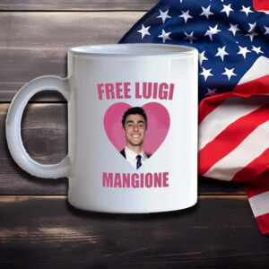 Luigi Mangione heart 2024 Mug3