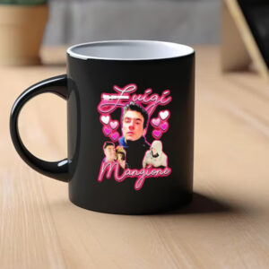 Luigi Mangione picture collage love Mug