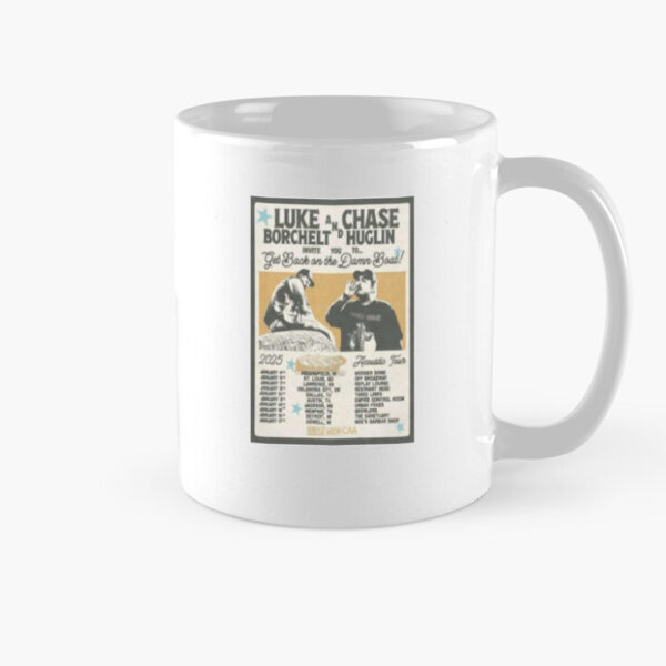 Luke Borchelt And Chase Huglin 2025 Acoustic Tour Poster Mug