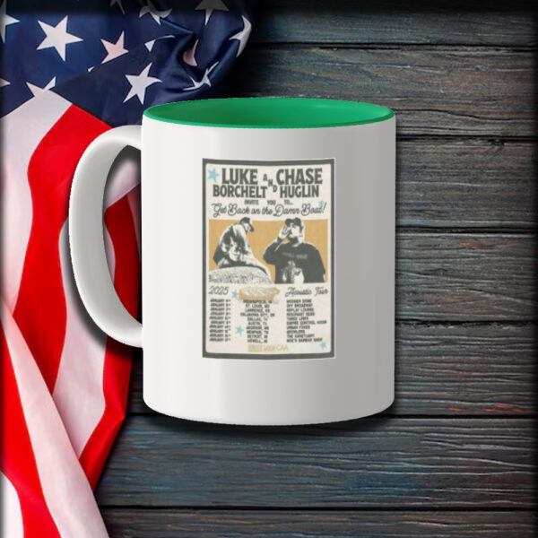 Luke Borchelt And Chase Huglin 2025 Acoustic Tour Poster Mug1