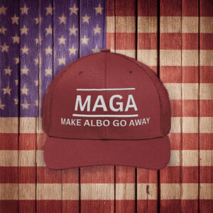 MAGA Make Albo Go Away Trucker Hat