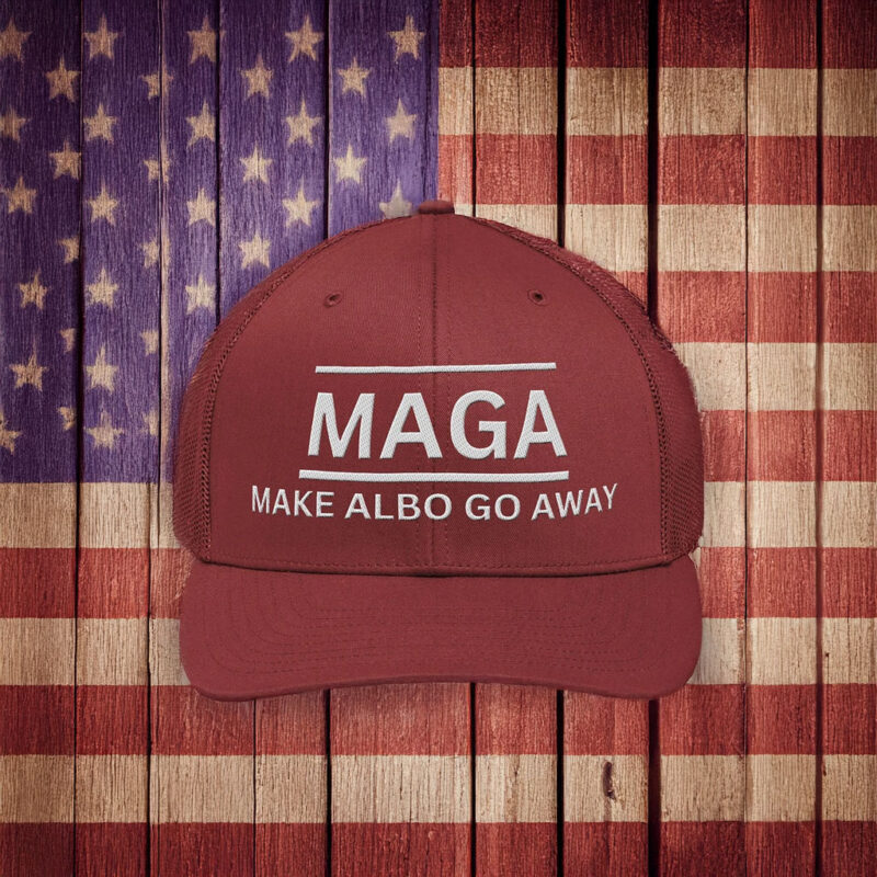 MAGA Make Albo Go Away Trucker Hat