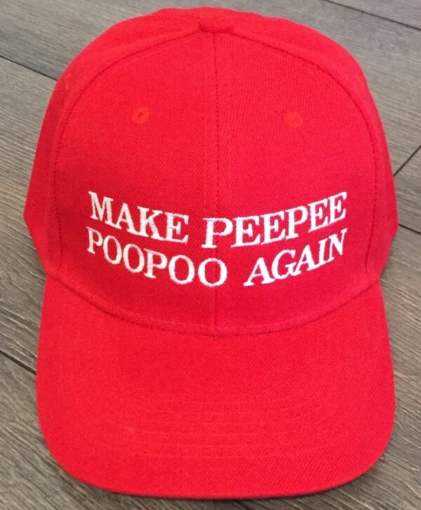 MAKE PeePee PooPoo AGAIN Donald Trump Inspired Political Parody Hat