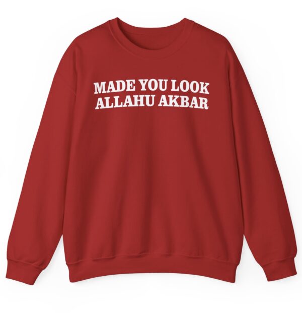 Made You Look Allahu Akbar Crewneck Sweatshirt