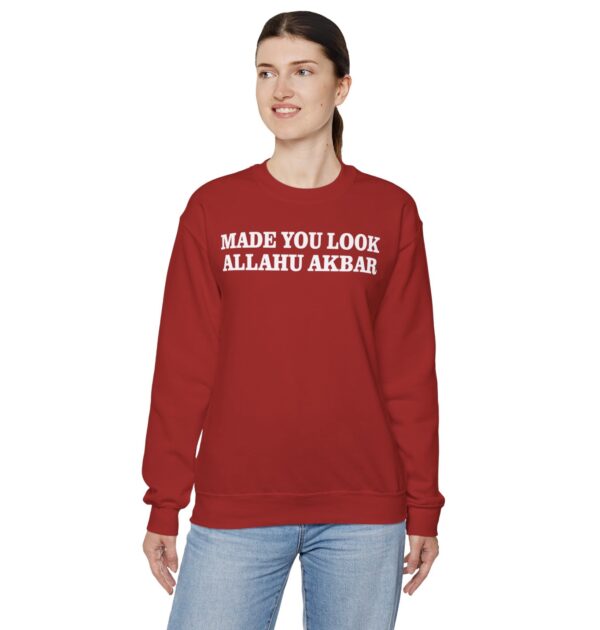 Made You Look Allahu Akbar Crewneck Sweatshirt