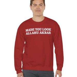 Made You Look Allahu Akbar Crewneck Sweatshirt