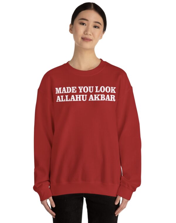 Made You Look Allahu Akbar Crewneck Sweatshirt