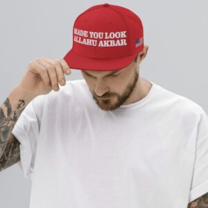 Made You Look Allahu Akbar Snapback Hat