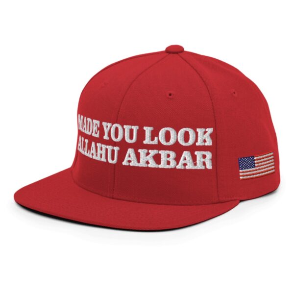 Made You Look Allahu Akbar Snapback Hat