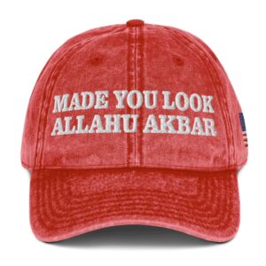 Made You Look Allahu Akbar Vintage Dad Hat