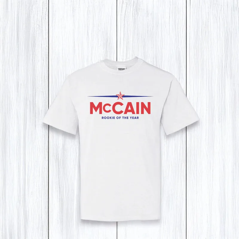 McCain ROY Rookie Of The Year T-Shirt: Celebrate the Rising Star 6 McCain ROY Rookie Of The Year Shirt
