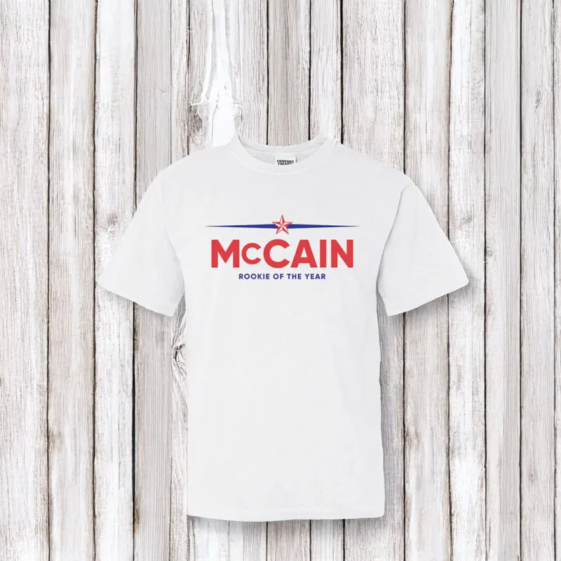 McCain ROY Rookie Of The Year T-Shirt: Celebrate the Rising Star 7 McCain ROY Rookie Of The Year Shirt