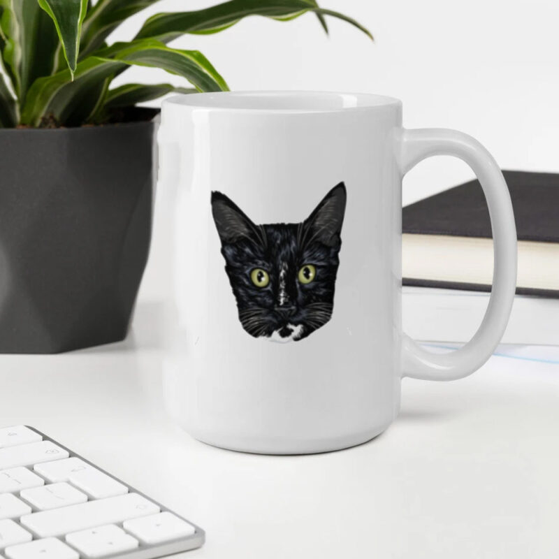 Michael Manigault Brave Cat Mug2